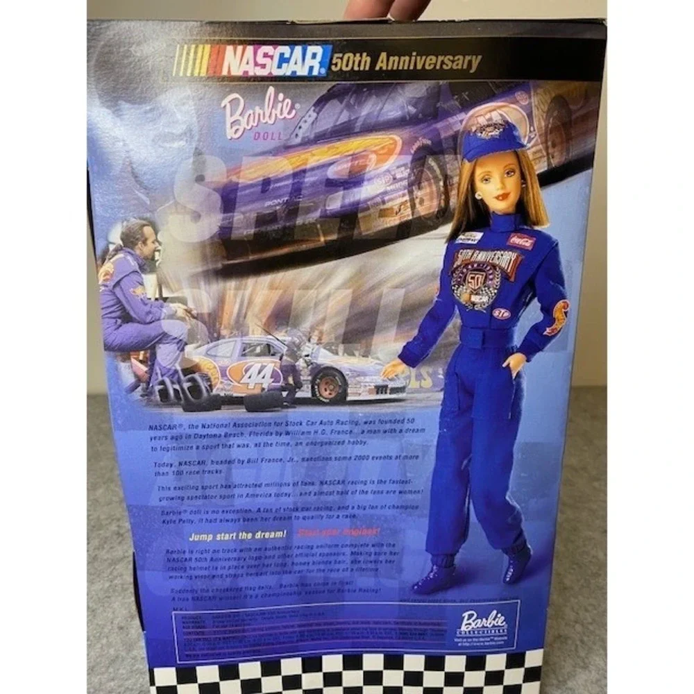 Barbie NASCAR 50th Anniversary Doll Collector Racing Edition 1998 VINTAGE‎ NIB